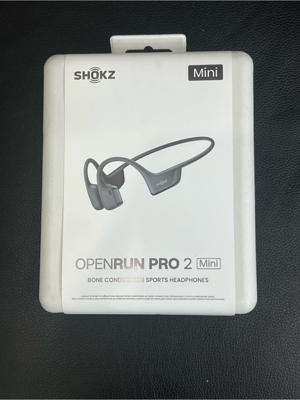 Shokz OpenRun Pro 2 Mini Bone Conduction Headphones — Black